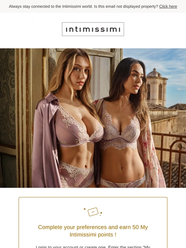 Intimissimi Newsletter