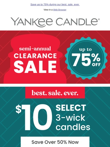 Yankee Candle Newsletter