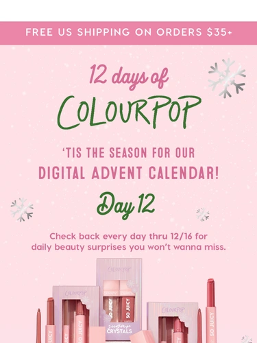 ColourPop Newsletter