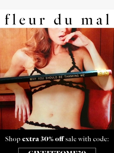 Fleur du Mal Newsletter