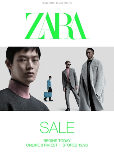 Zara Newsletter