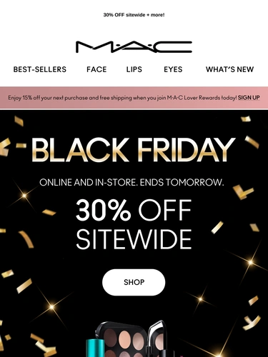 M·A·C Cosmetics Newsletter