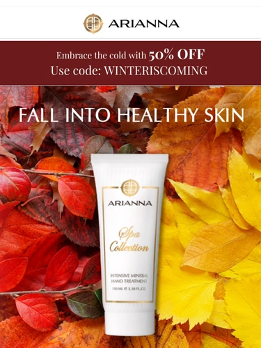 Arianna Skincare Newsletter