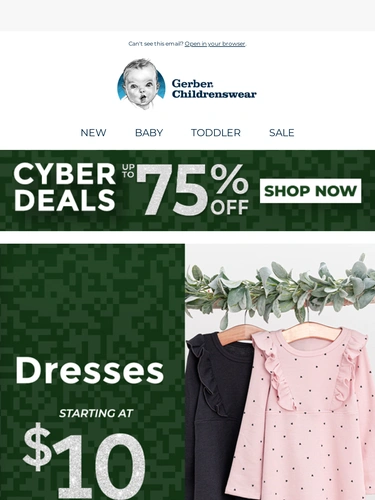 Gerber Childrenswear Newsletter