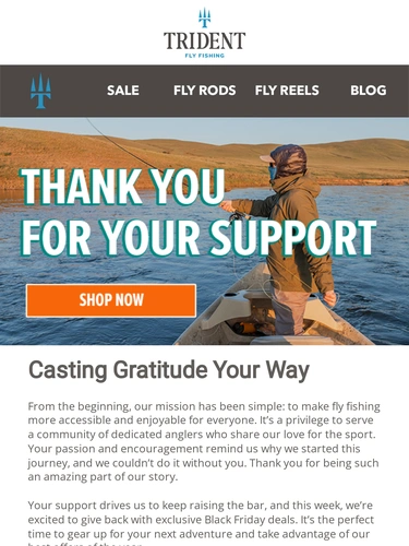 Trident Fly Fishing Newsletter