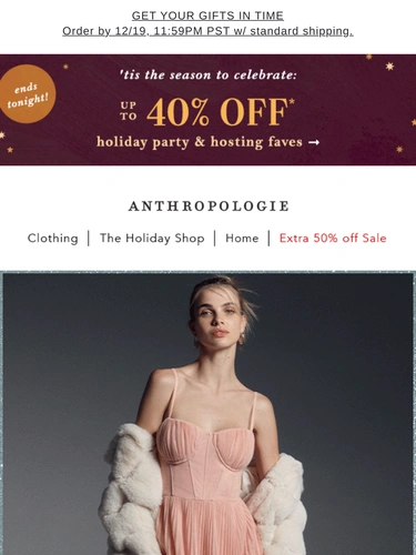 Anthropologie Newsletter