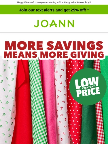 Joann Newsletter