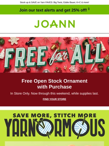 Joann Newsletter