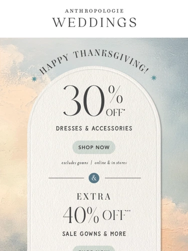 Anthropologie Newsletter