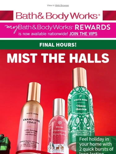 Bath & Body Works Newsletter