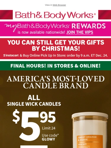 Bath & Body Works Newsletter