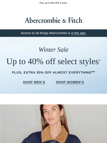 Abercrombie & Fitch Newsletter