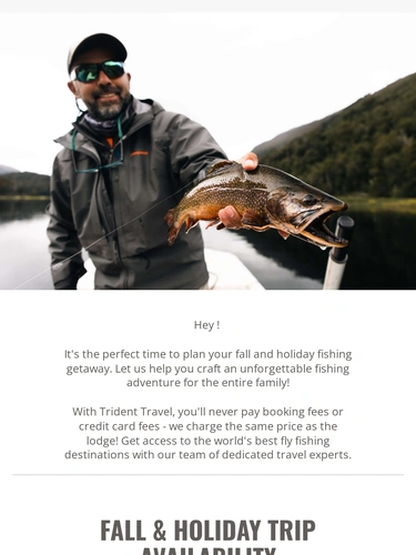 Trident Fly Fishing Newsletter