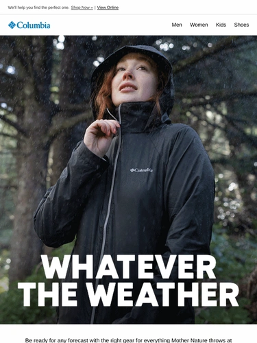 Columbia Sportswear Sale Announcement