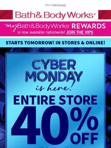 Bath & Body Works Newsletter