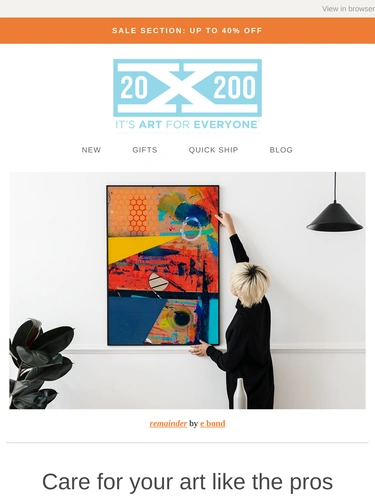 20x200 Newsletter