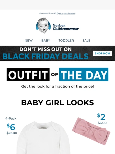 Gerber Childrenswear Newsletter