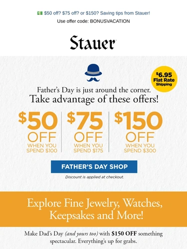 Stauer Sale Announcement