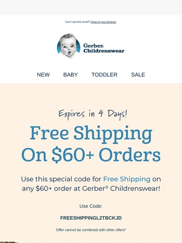 Gerber Childrenswear Newsletter