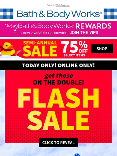 Bath & Body Works Newsletter