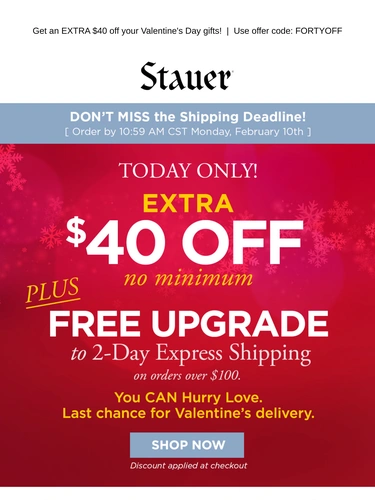 Stauer Holiday Campaign