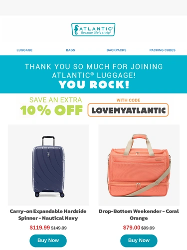 Atlantic Luggage Newsletter