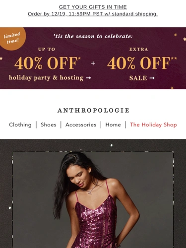 Anthropologie Newsletter