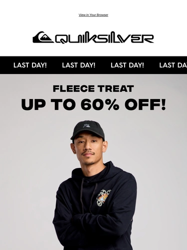 Quiksilver Sale Announcement