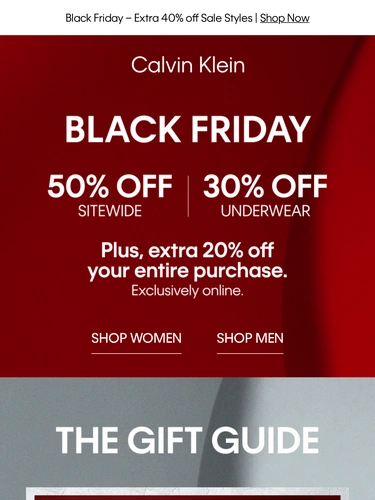 Calvin Klein Newsletter