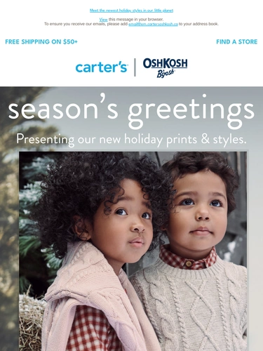 Carter's OshKosh Newsletter