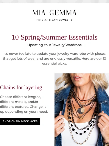 Mia Gemma Newsletter