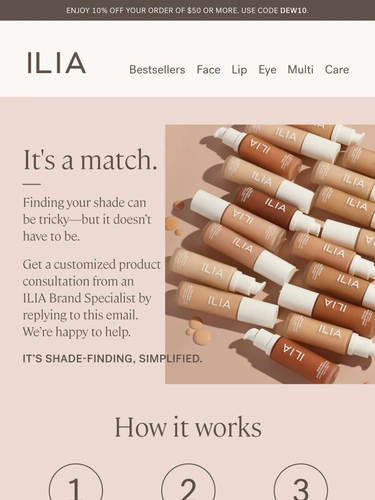 ILIA Beauty Newsletter