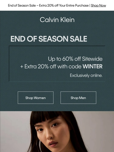 Calvin Klein Newsletter