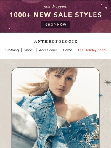 Anthropologie Newsletter