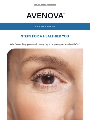 Avenova Subscription Confirmation