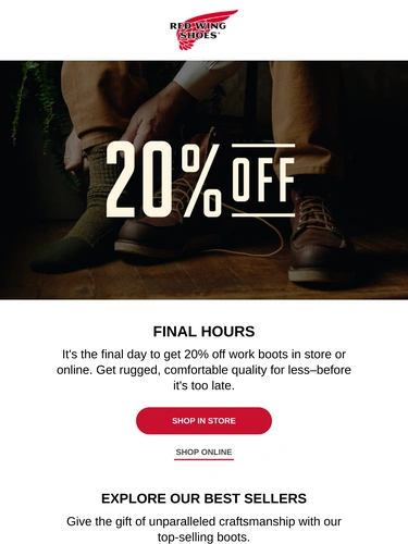 Red Wing Shoes Newsletter