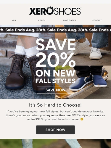 Xero Shoes Newsletter