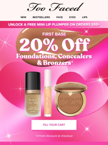 Too Faced Newsletter