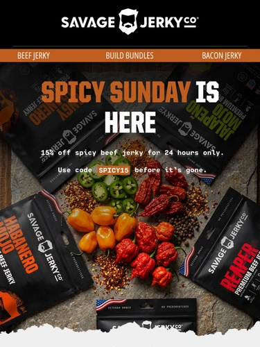 Savage Jerky Email
