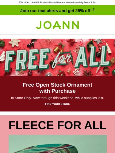 Joann Newsletter