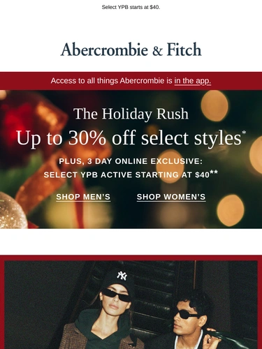 Abercrombie & Fitch Newsletter