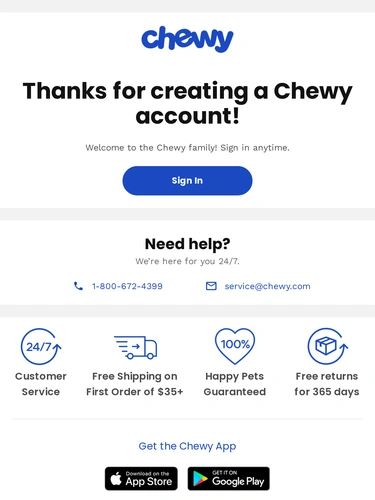 Chewy Newsletter