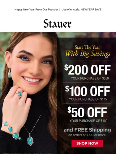 Stauer Sale Announcement