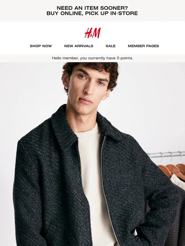 H&M Sale Announcement