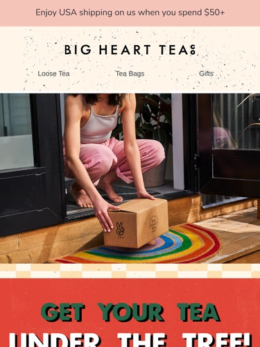 Big Heart Tea Co. Holiday Campaign