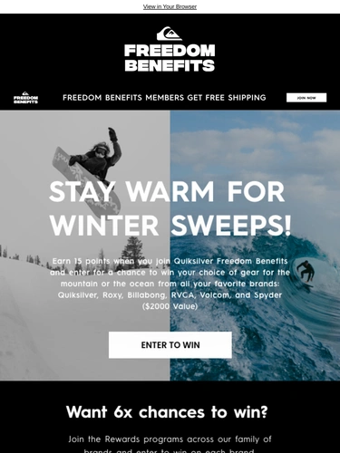 Quiksilver Newsletter