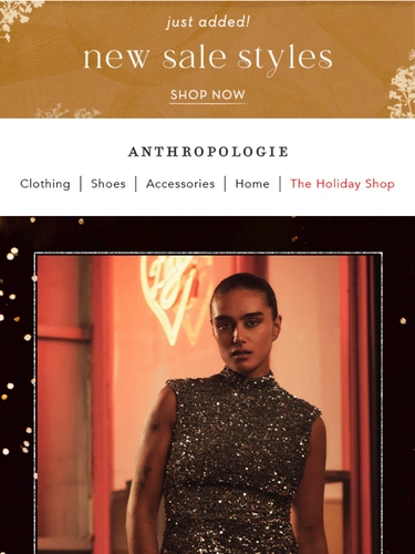 Anthropologie Newsletter