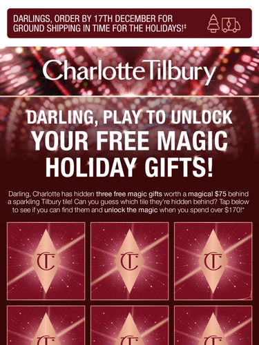 Charlotte Tilbury Newsletter