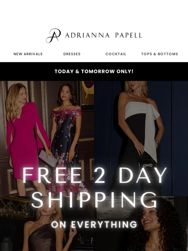 Adrianna Papell Newsletter