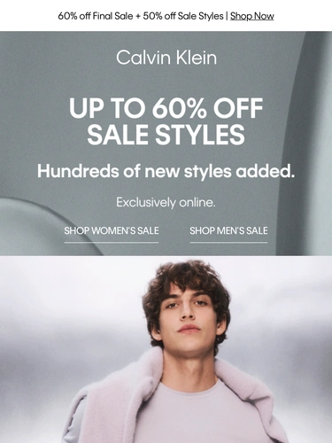 Calvin Klein Newsletter